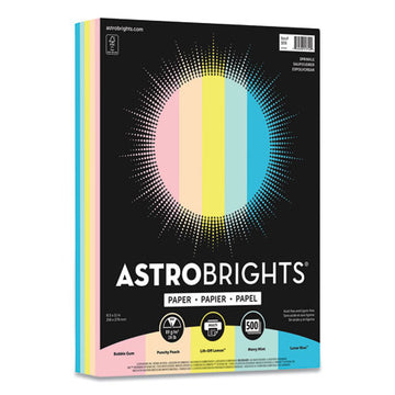 Astrobrights® Color Paper, 24 Lb, 8.5 X 11, Assorted Colors, 500-ream freeshipping - TVN Wholesale